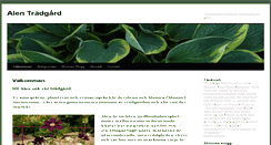 Desktop Screenshot of alentradgard.se